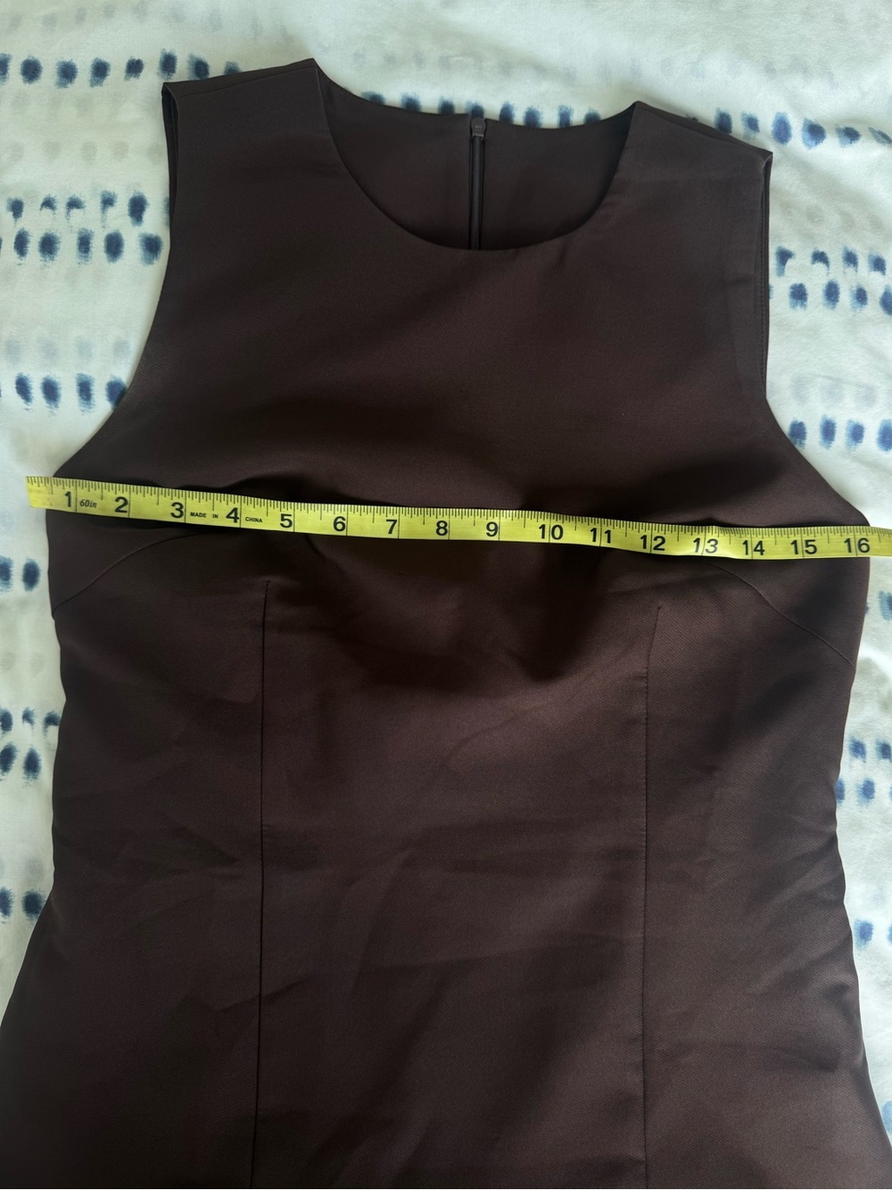 Commense Ruffled Hem Sleeveless Dress - Size S - Picture 9 of 9